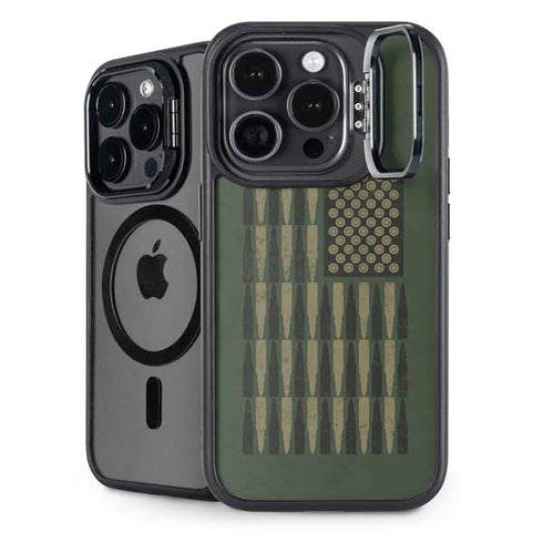 Bullet American Flag iPhone Cases